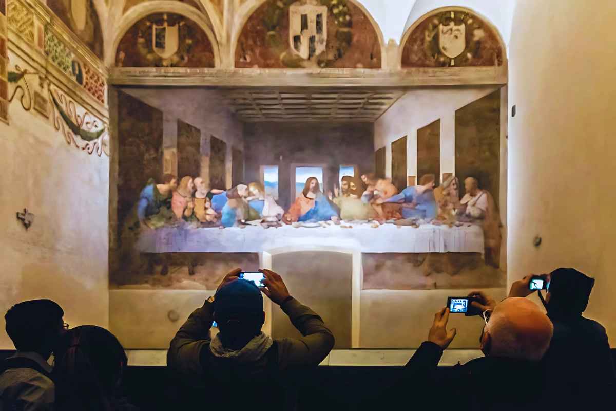 <span class="color">EASY DIRECTIONS TO THE LAST SUPPER PAINTING LOCATION</span>